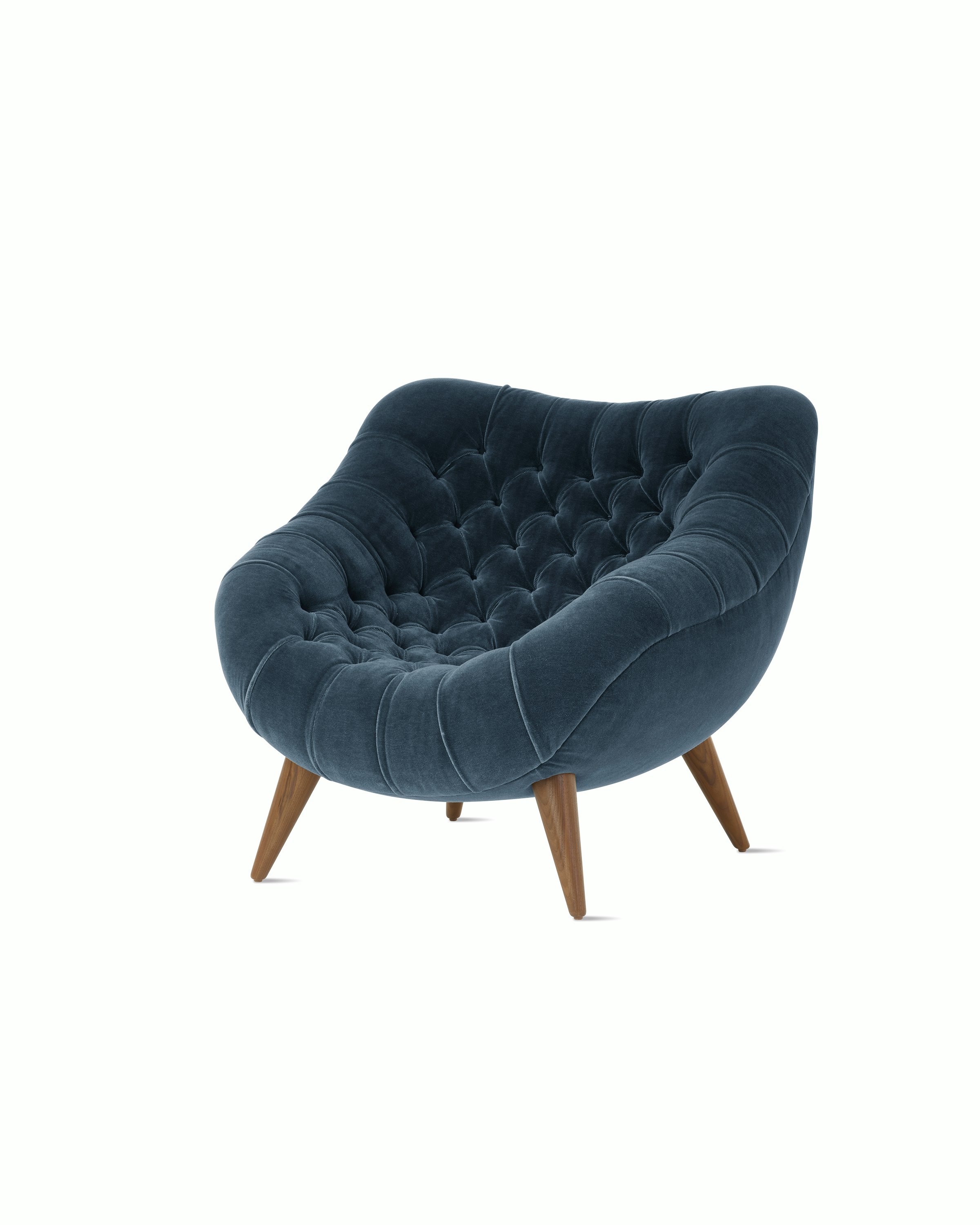 Rohde Easy Chair - Walnut,  Mohair Supreme,  Intrigue