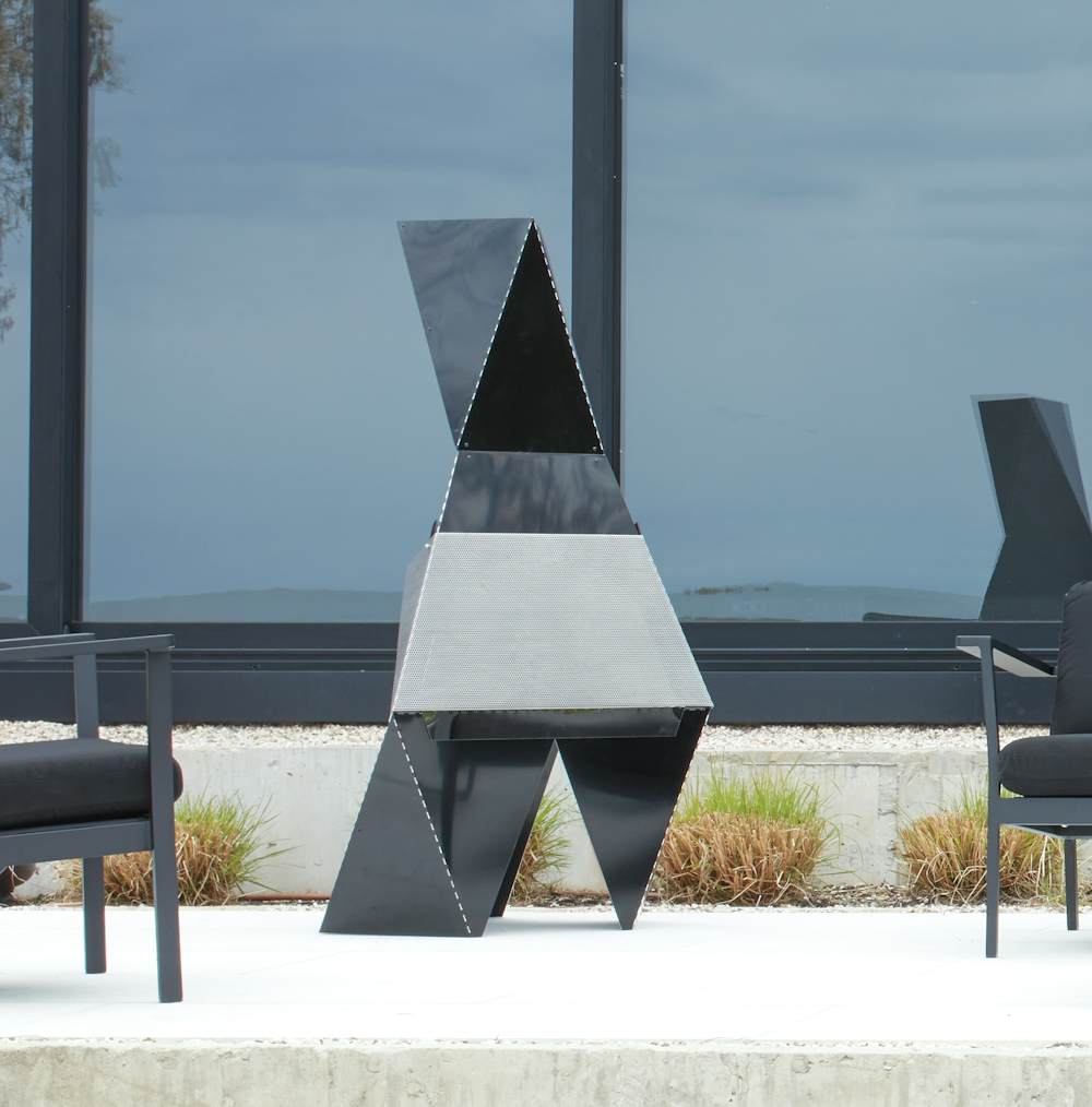 Prism Chiminea Fire Pit