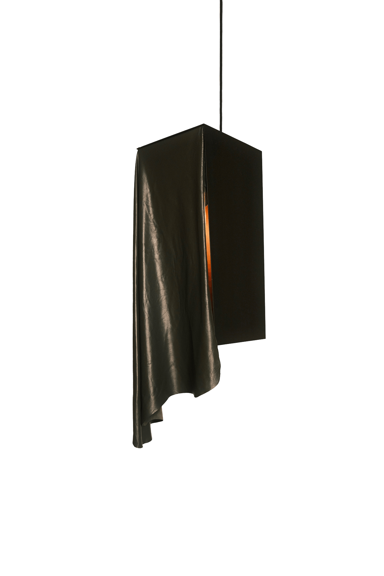 The Leather Drape Pendant