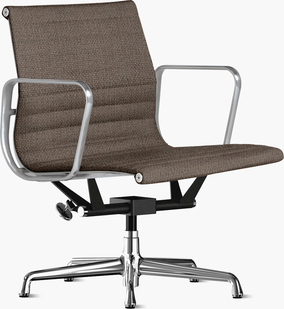 Eames Aluminum Group Chair - Management Height,  Glides