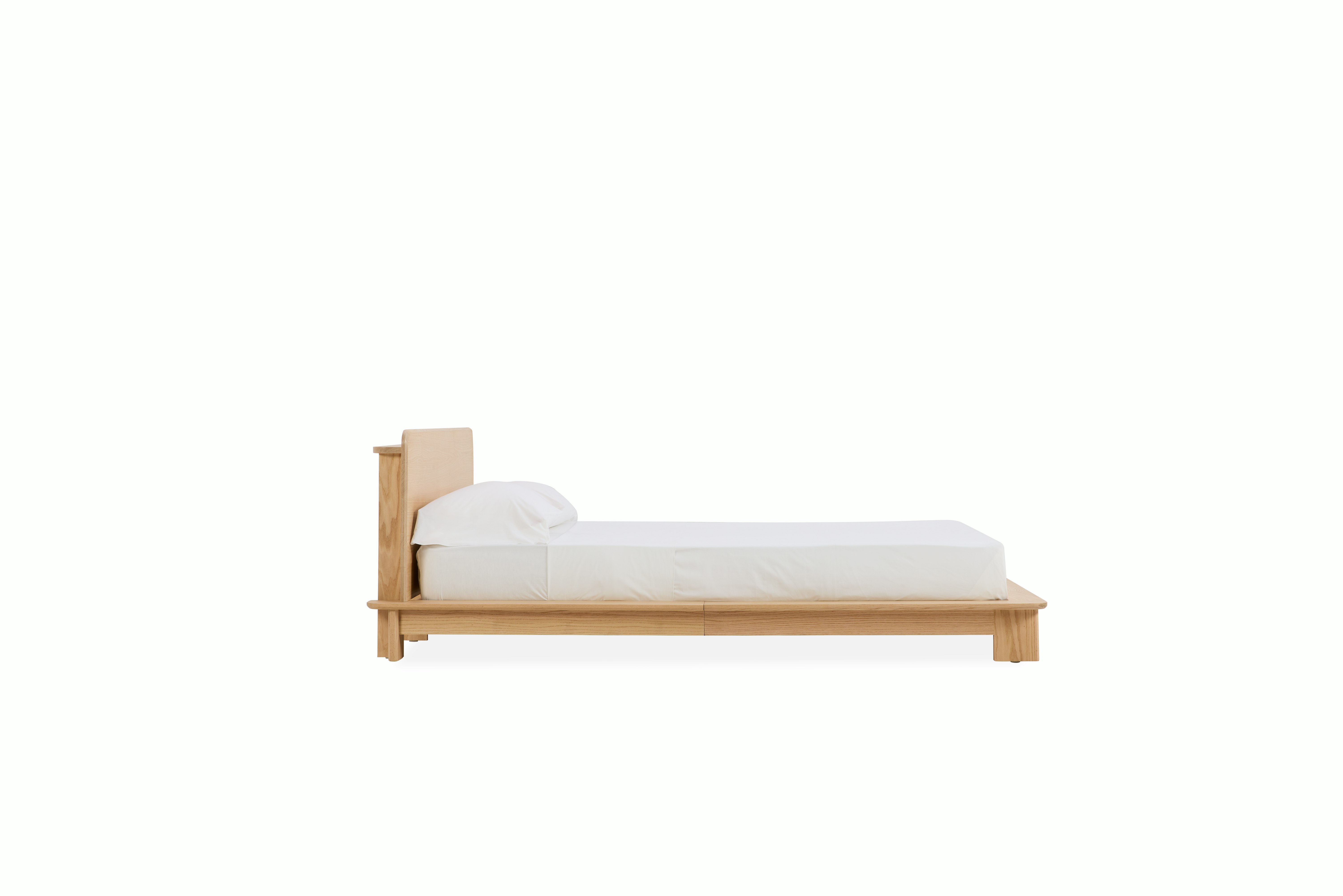 Decimo Bed,  Queen - red-oak