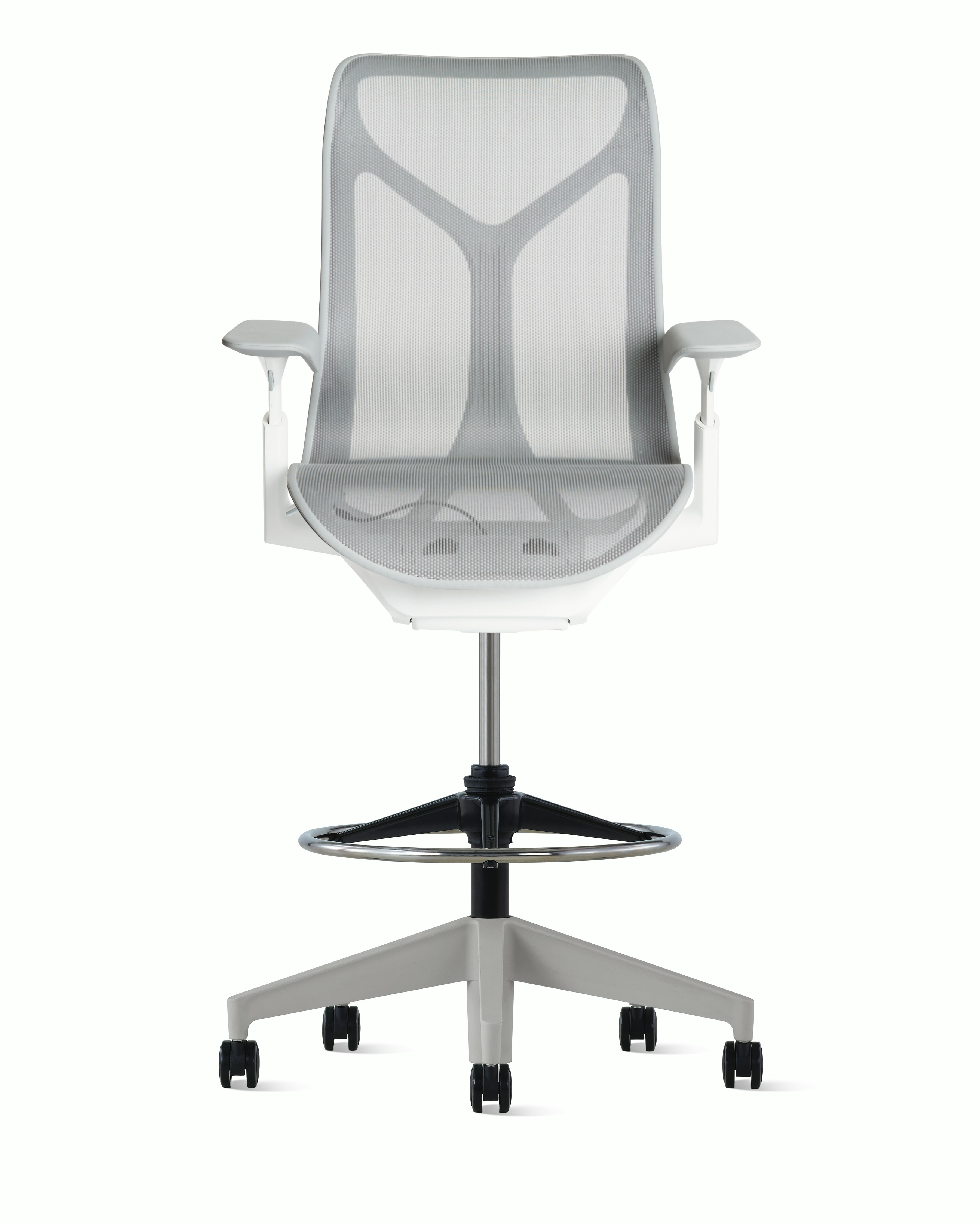 Cosm Stool Mid Back Adjustable Arm