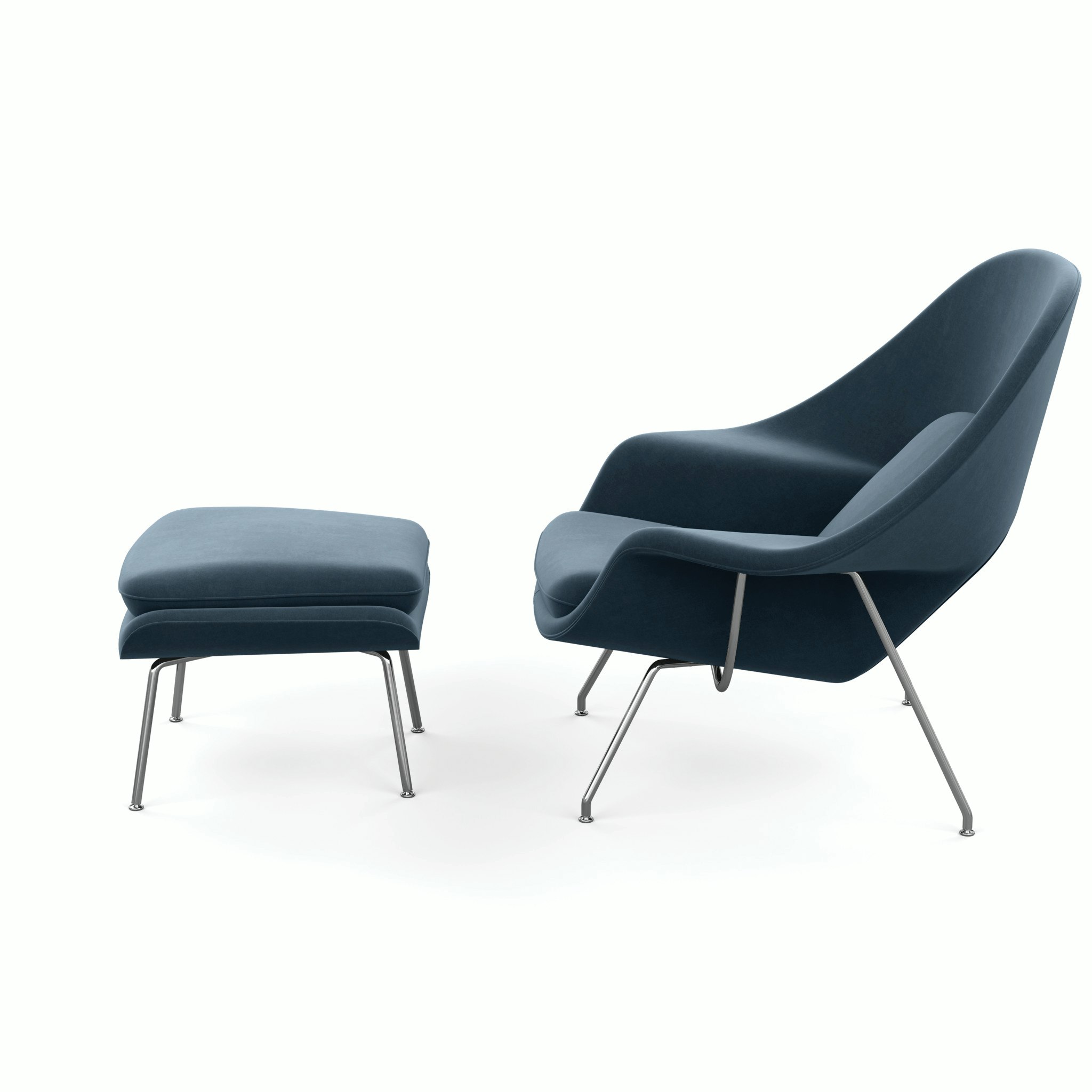 Womb Chair and Ottoman