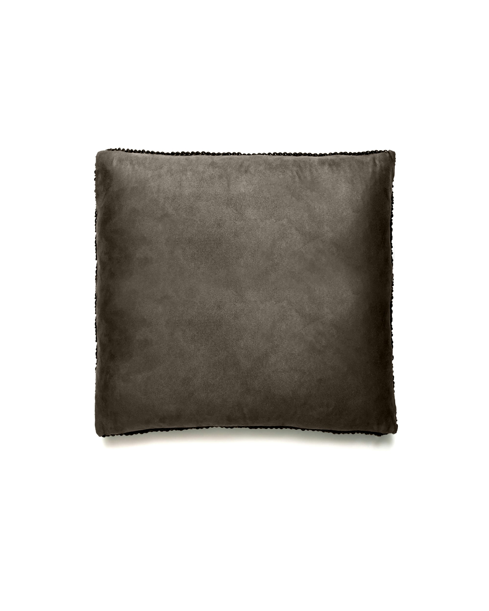 The Signature Leather Pillow - 20inch x 20inch, Brown
