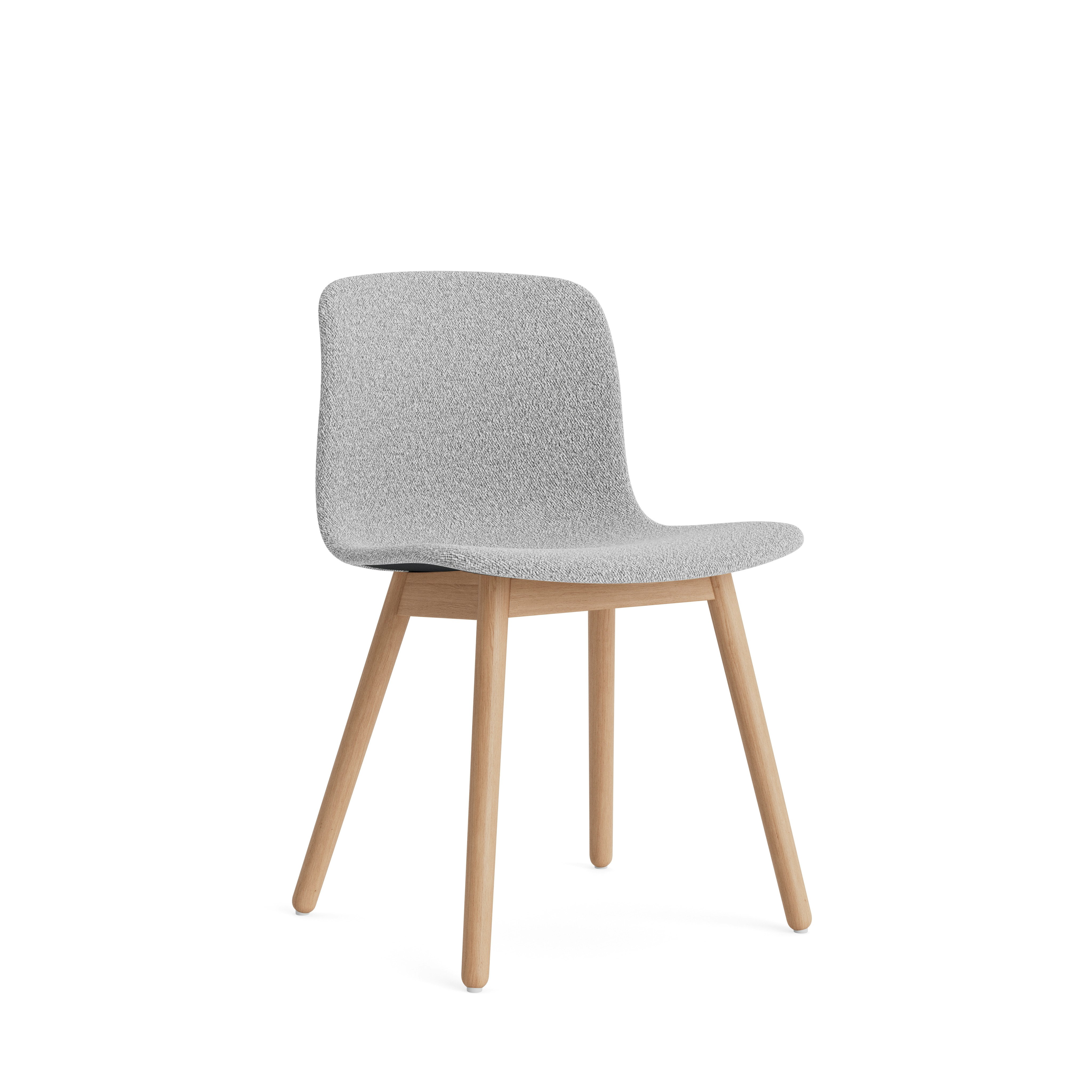 AAC 13 Side Chair - Side Chair, Flamiber, C8 Grey, Matte Lacquered Oak