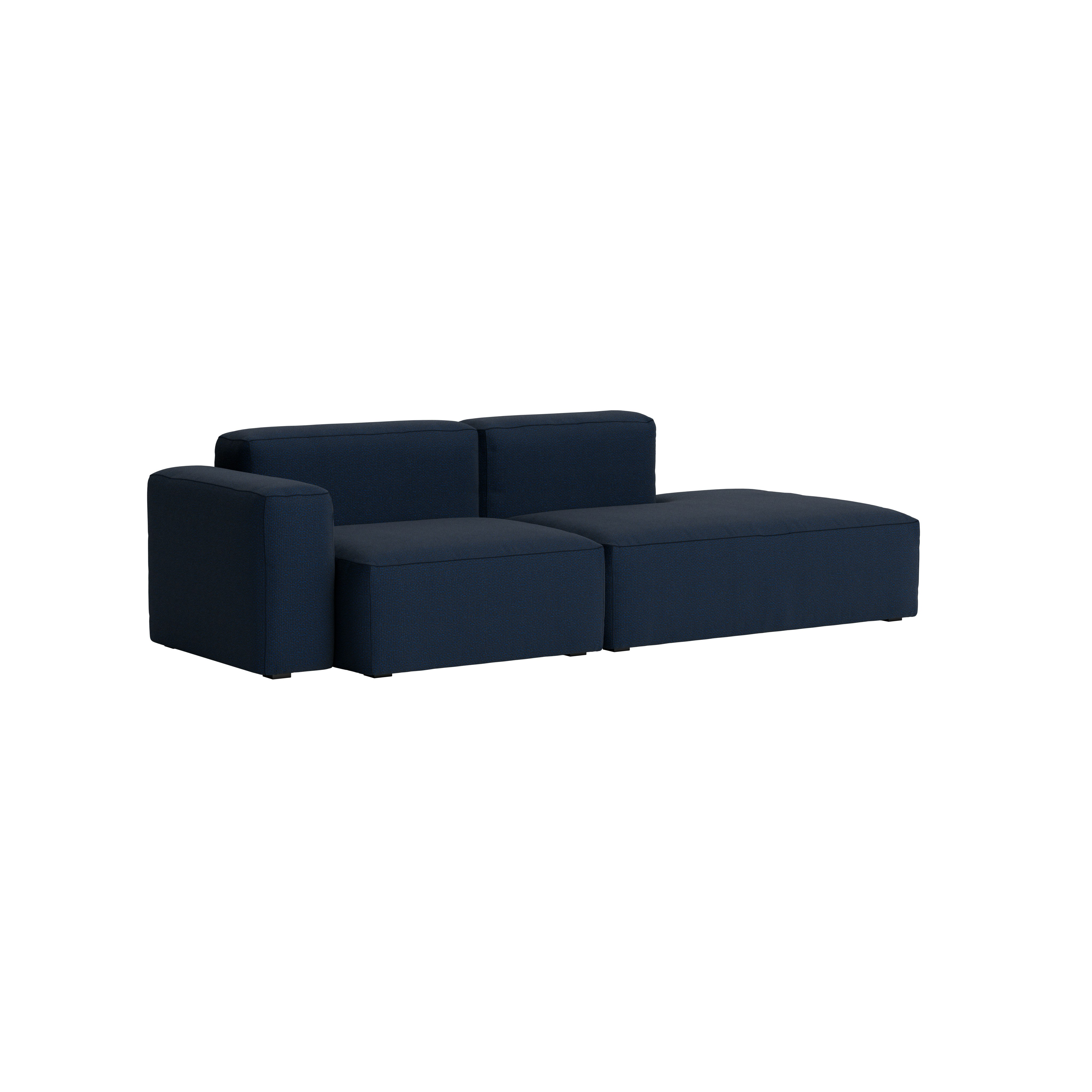 Mags SL One-Arm 2.5-Seat Sofa - Left, Tartaglia, 871 Blue Black