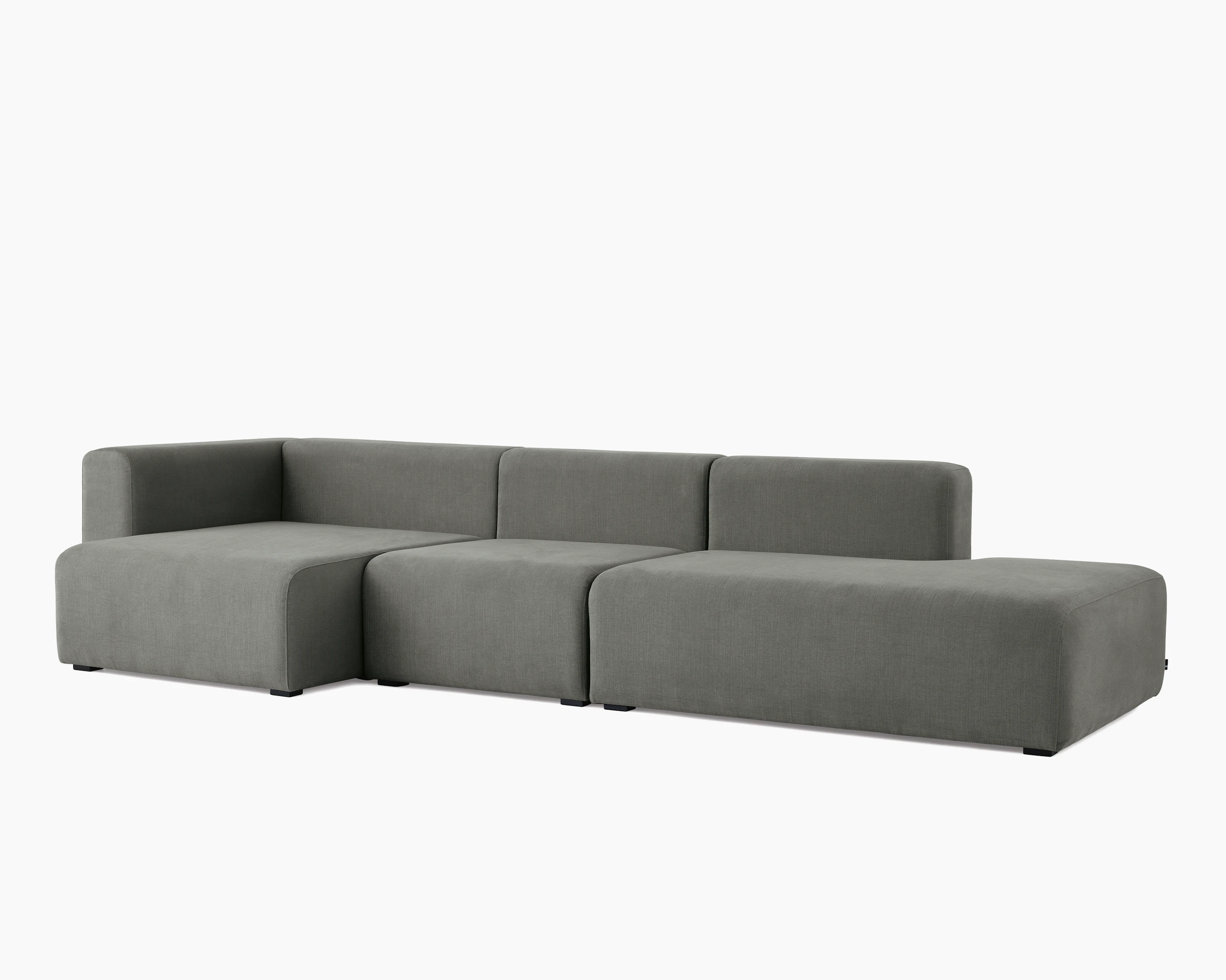 Mags Wide Sectional Chaise, Left