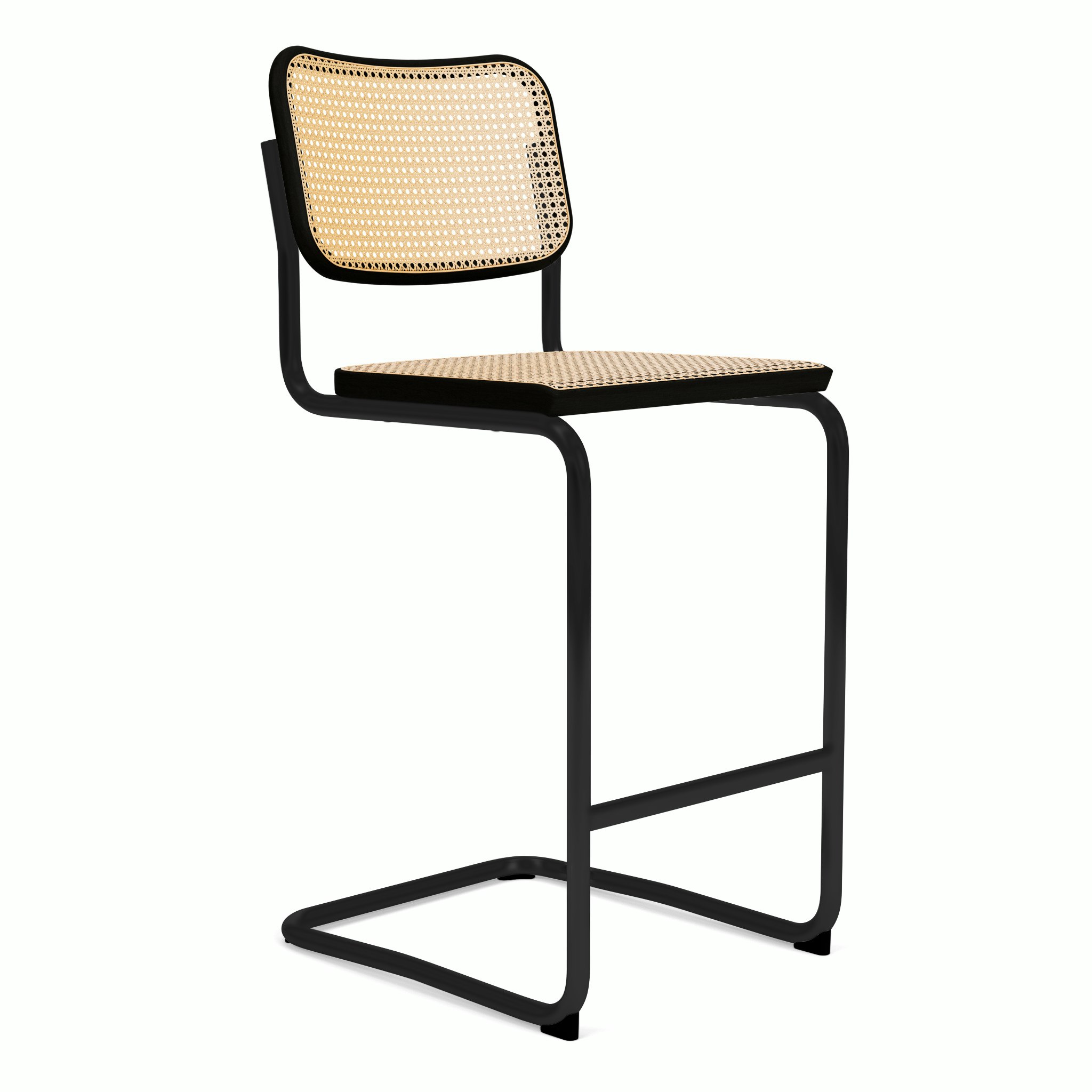 Cesca Stool - Cane,  Ebonized Beech,  Black