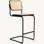 Cesca Stool - Cane,  Ebonized Beech,  Black