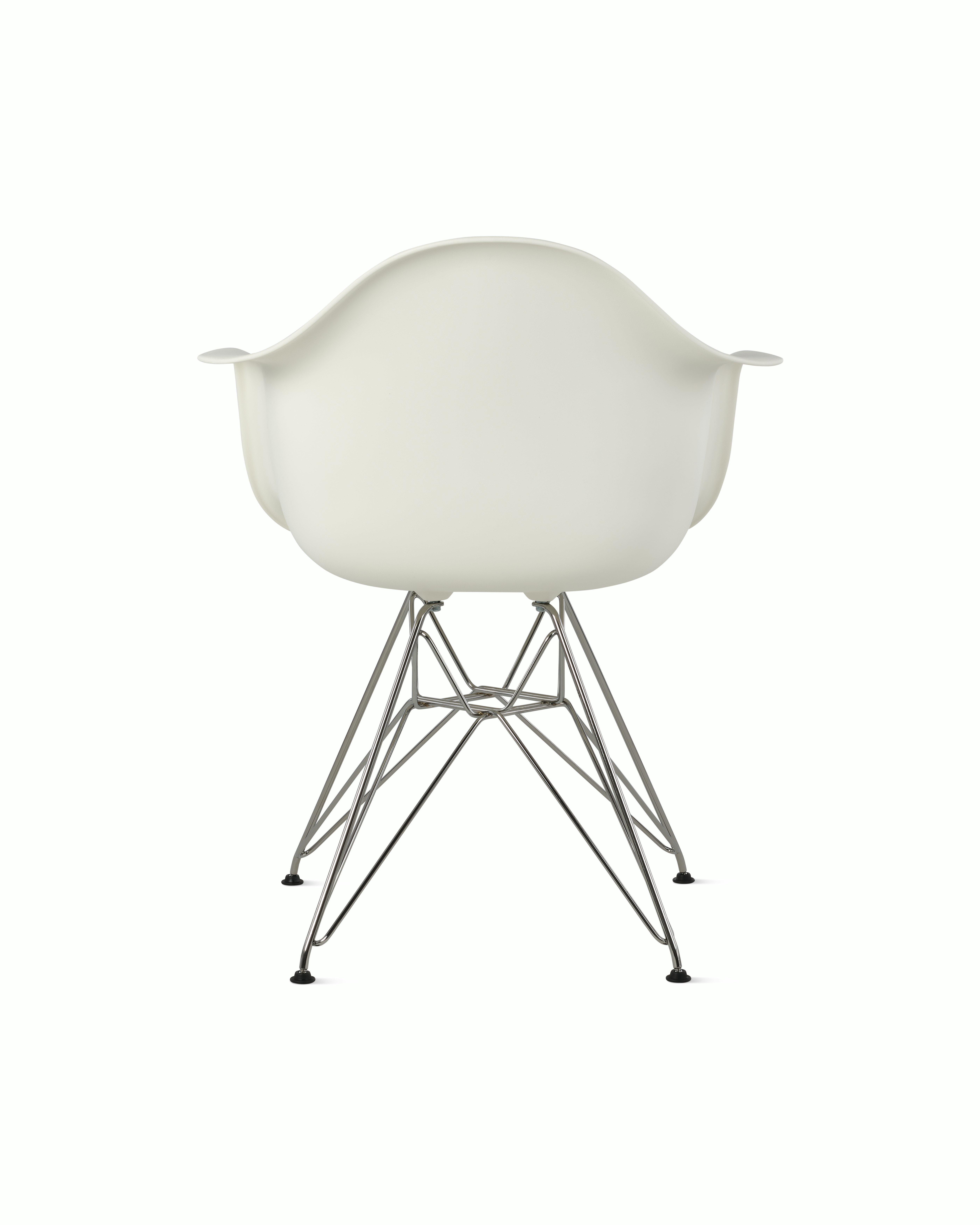 Eames Molded Plastic Armchair with Seat Pad