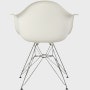 Eames Molded Plastic Armchair with Seat Pad