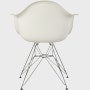 Eames Molded Plastic Armchair with Seat Pad