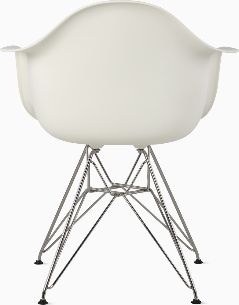 Eames Molded Plastic Armchair with Seat Pad