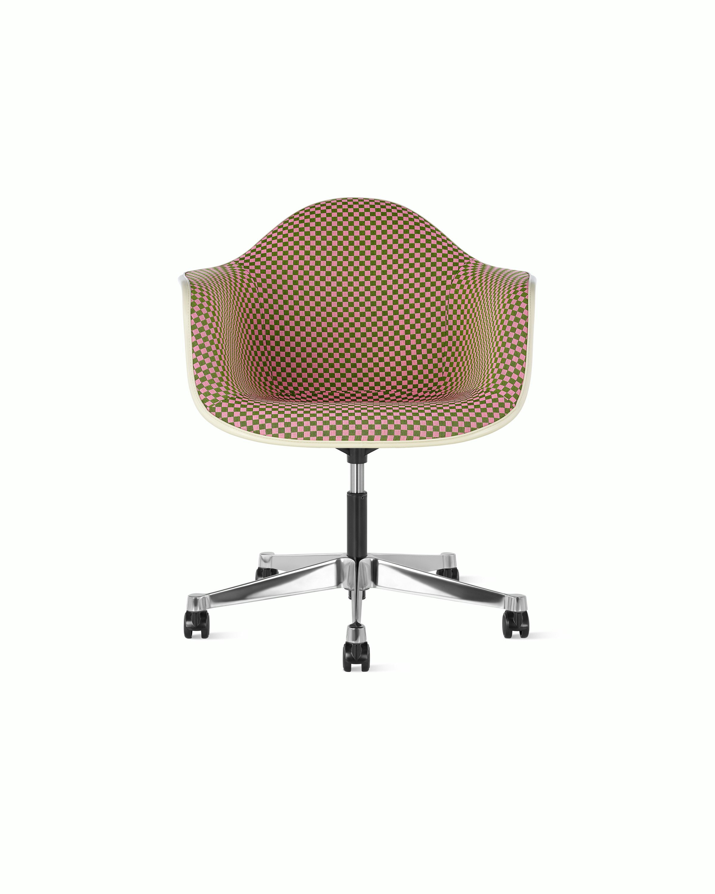 Eames Upholstered Molded Plastic Task Armchair