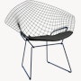 Bertoia Diamond Lounge Chair with Seat Pad
