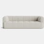 A front view of the Quilton Sofa.