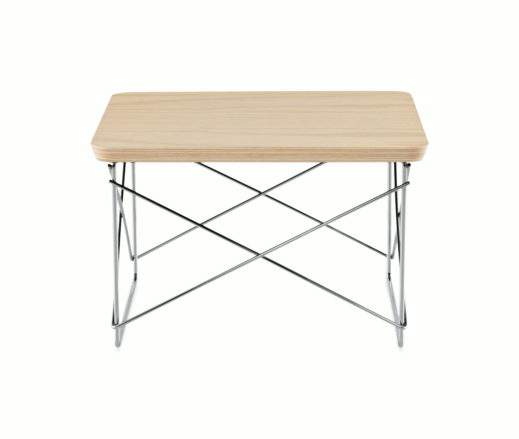 Eames Wire Base Low Table, Veneer