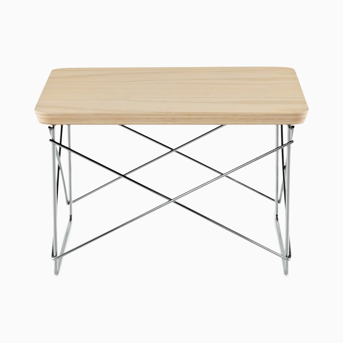 Eames Wire Base Low Table Eames Wire Base Low Table, Veneer