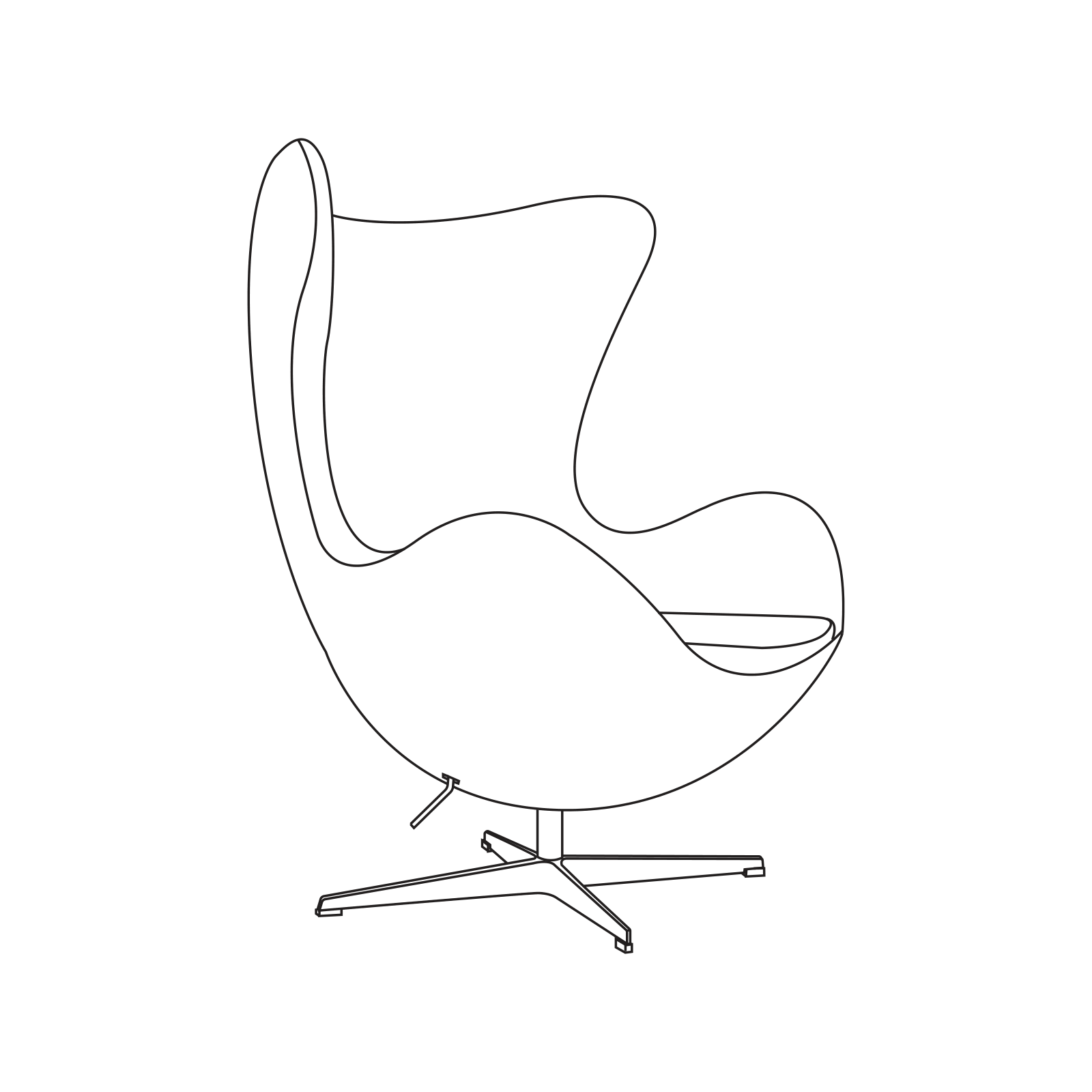 dwr egg chair