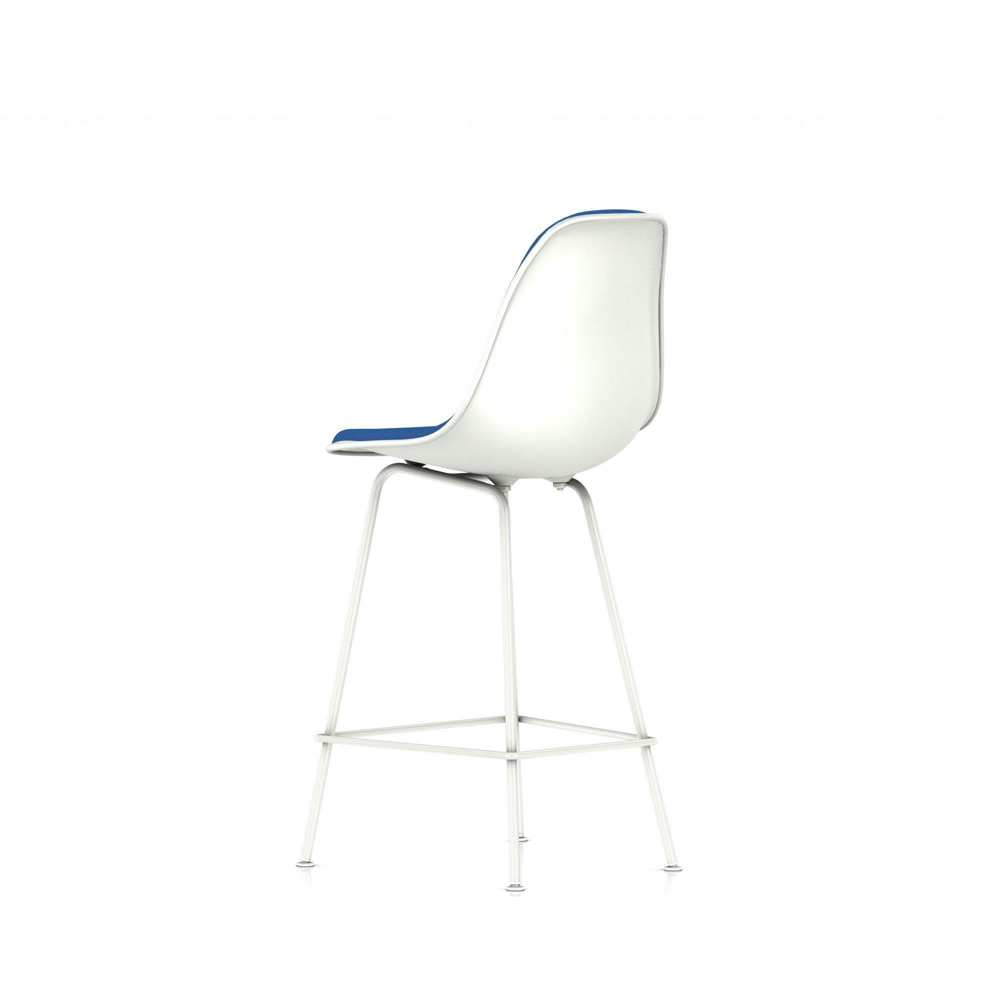 Eames Upholstered Molded Plastic Counter Stool - DSHCX.U