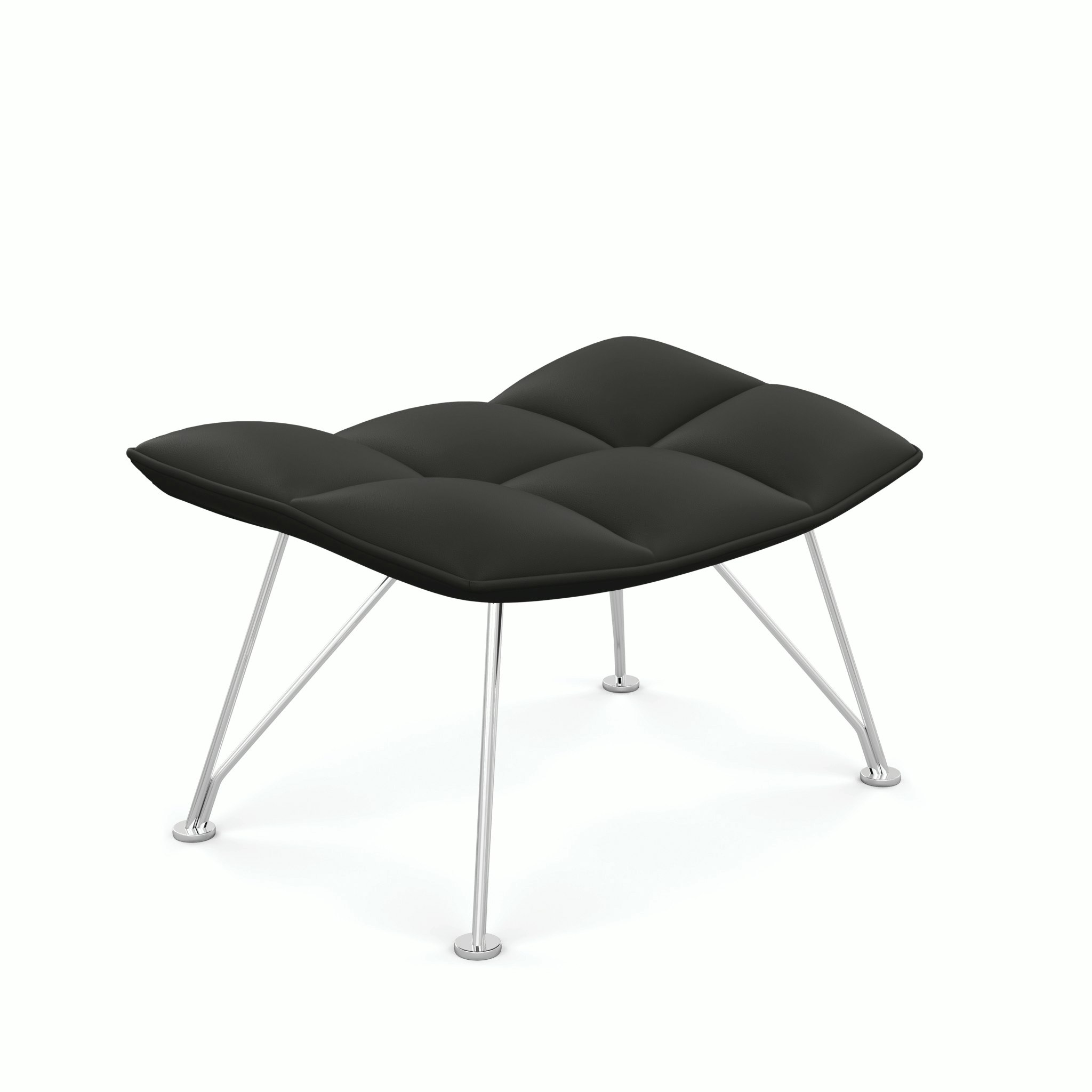 Jehs and Laub Ottoman,  Wire Base