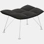 Jehs and Laub Ottoman,  Wire Base