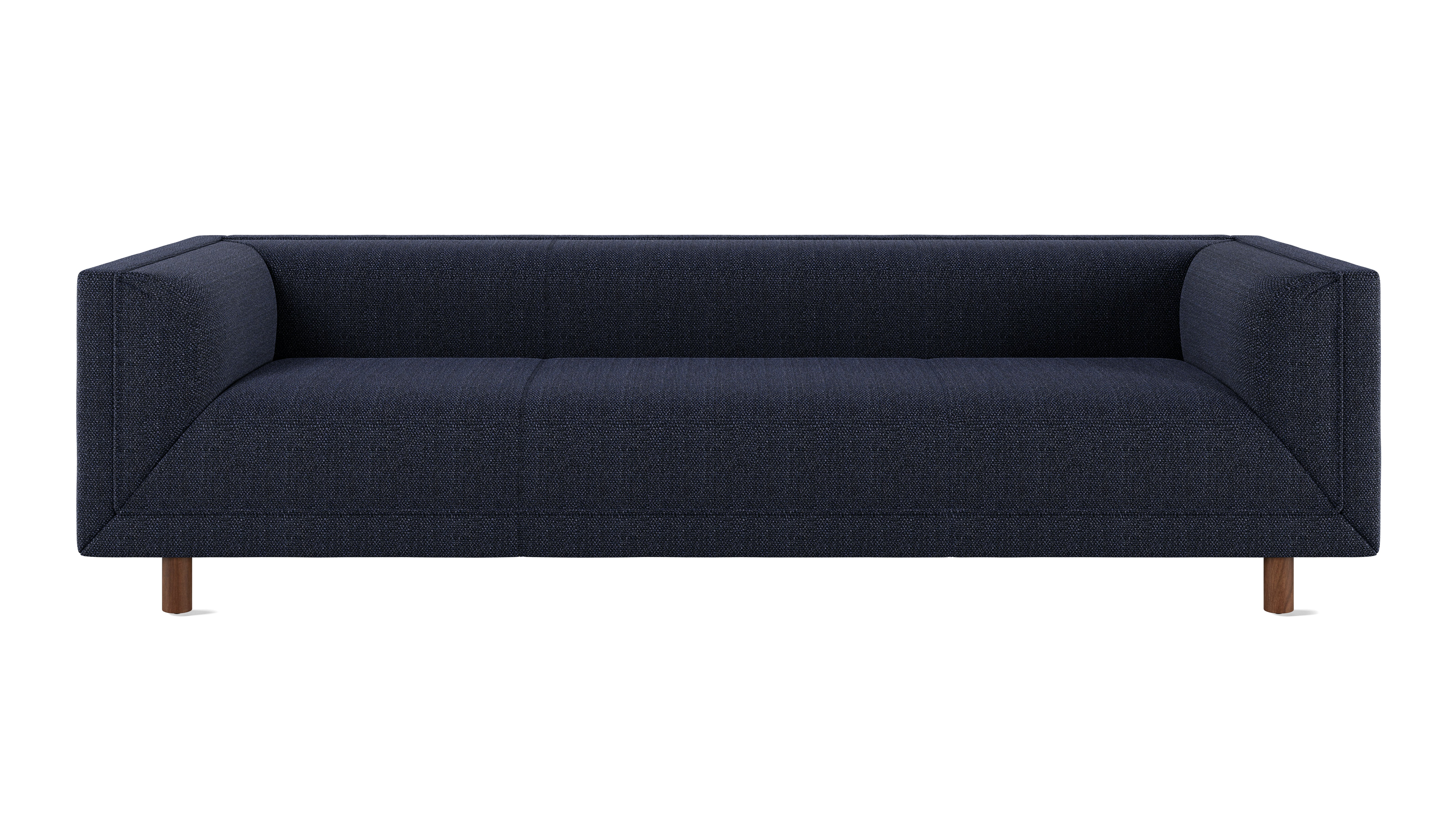 Rolled Arm Sofa 96,  Capri,  Ink,  Walnut