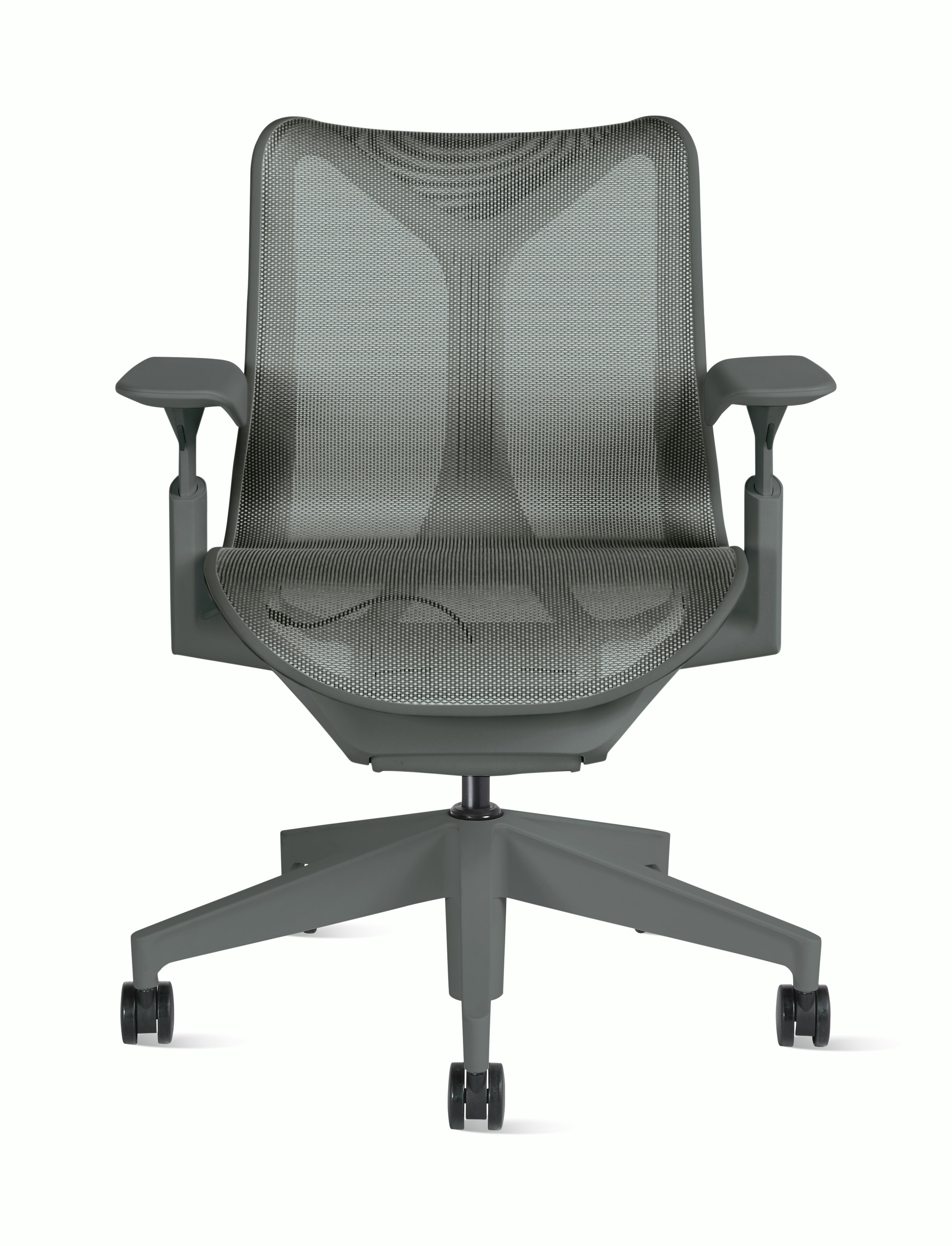 Cosm Task Chair Low Back Adjustable Arm
