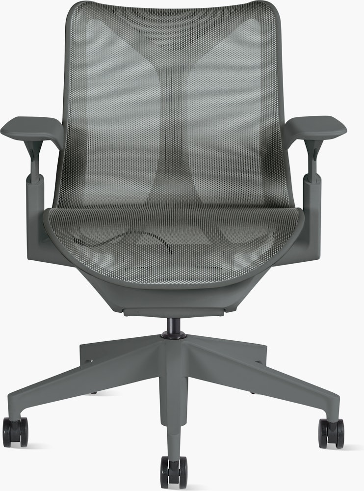 Cosm Task Chair Low Back Adjustable Arm