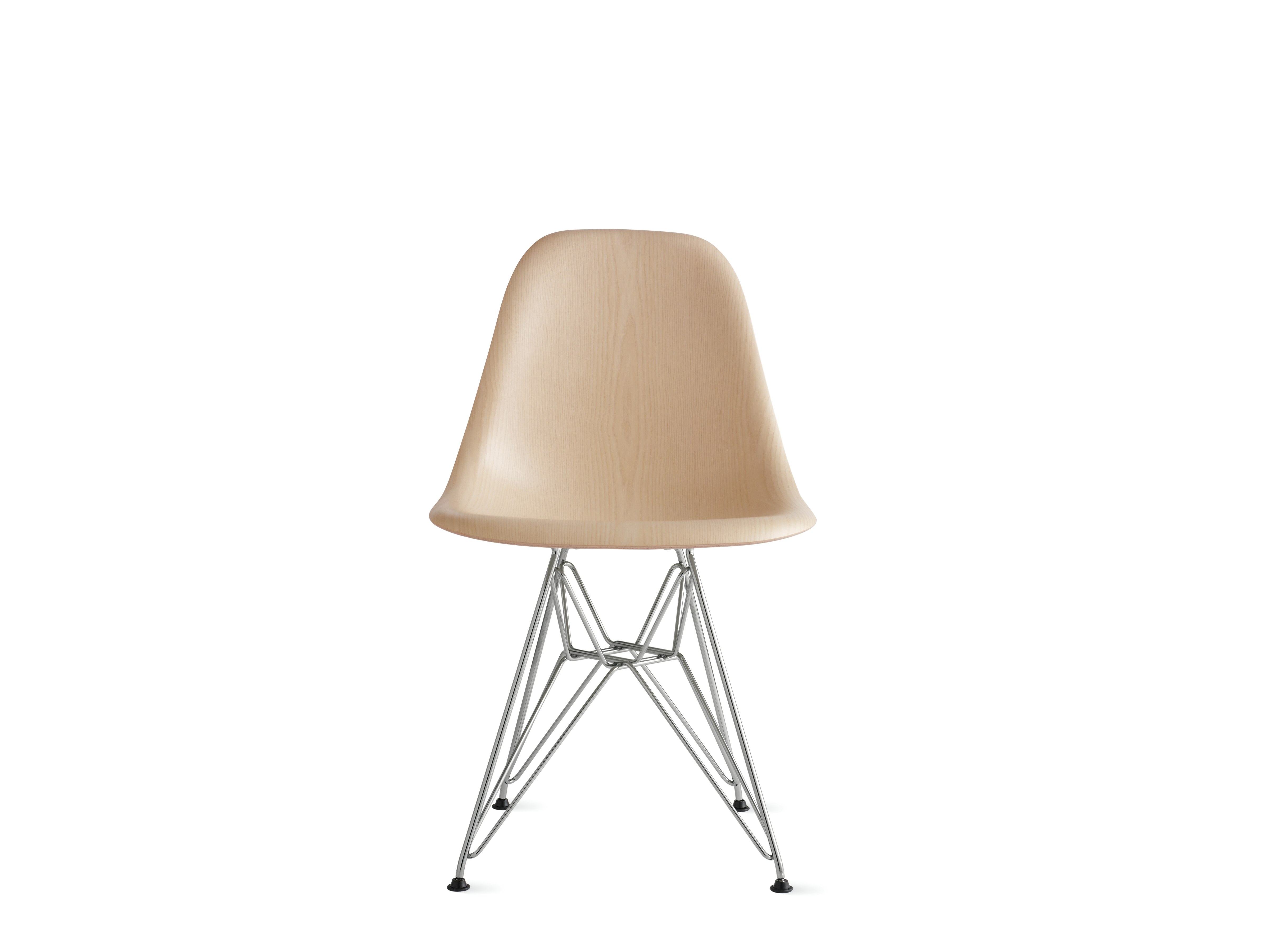 Eames Molded Wood Wire-Base Side Chair (DWSR)