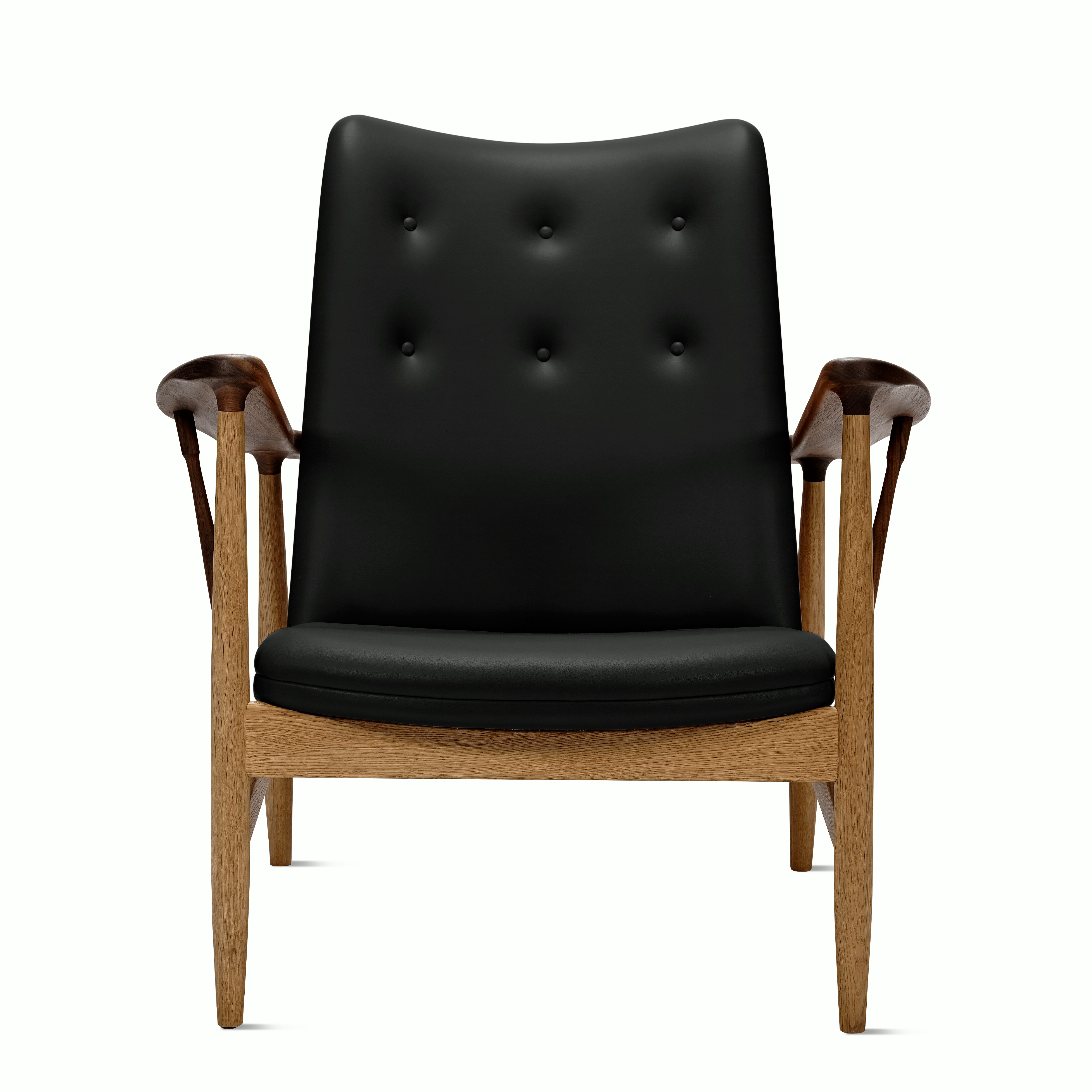 Kettelhut Chair in Prestige Leather Black