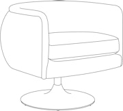 D'Urso Swivel Lounge