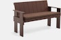 Crate Dining Bench Seat Cushion - Iron Red