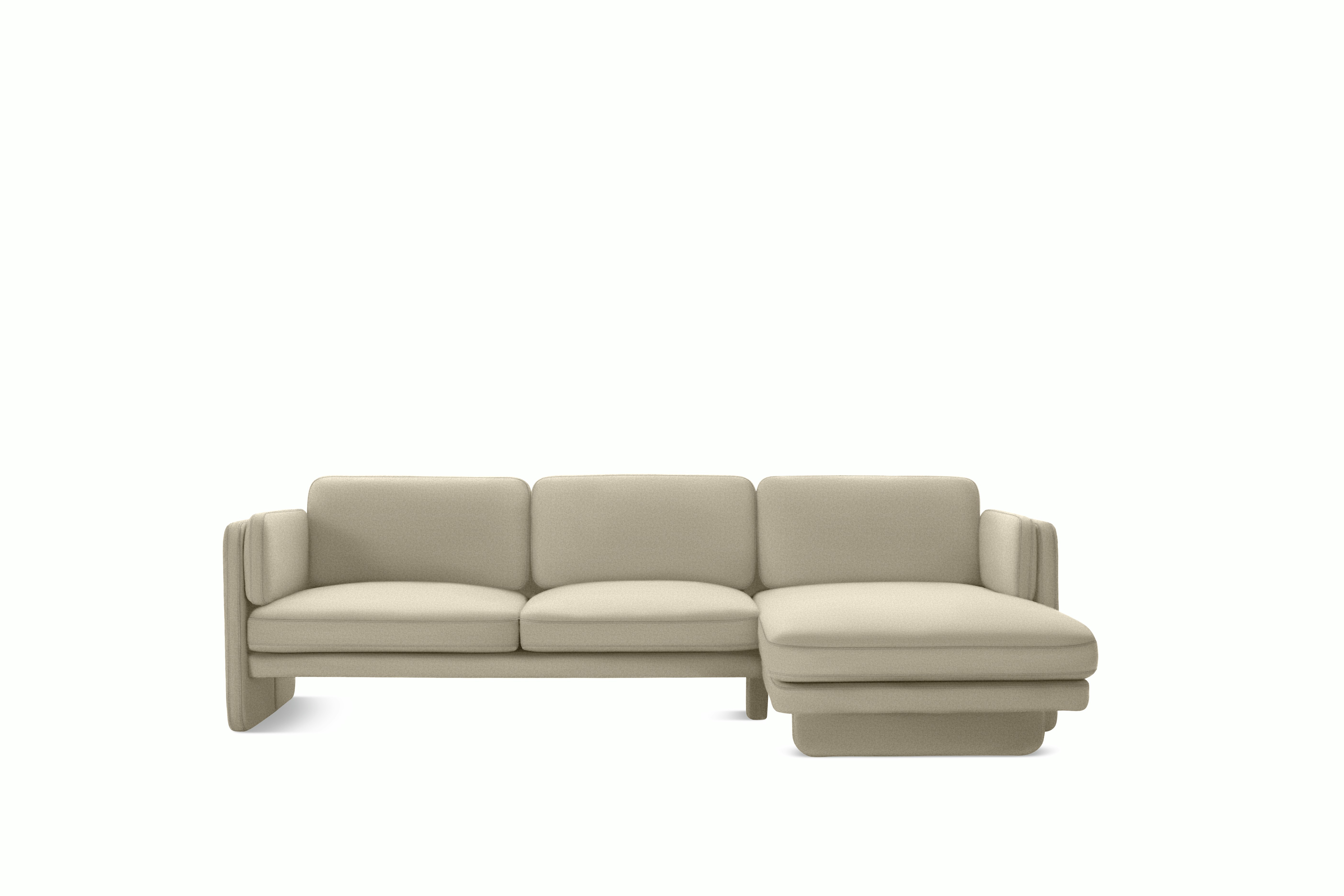 Pastille Sectional Chaise 105" - Right Facing