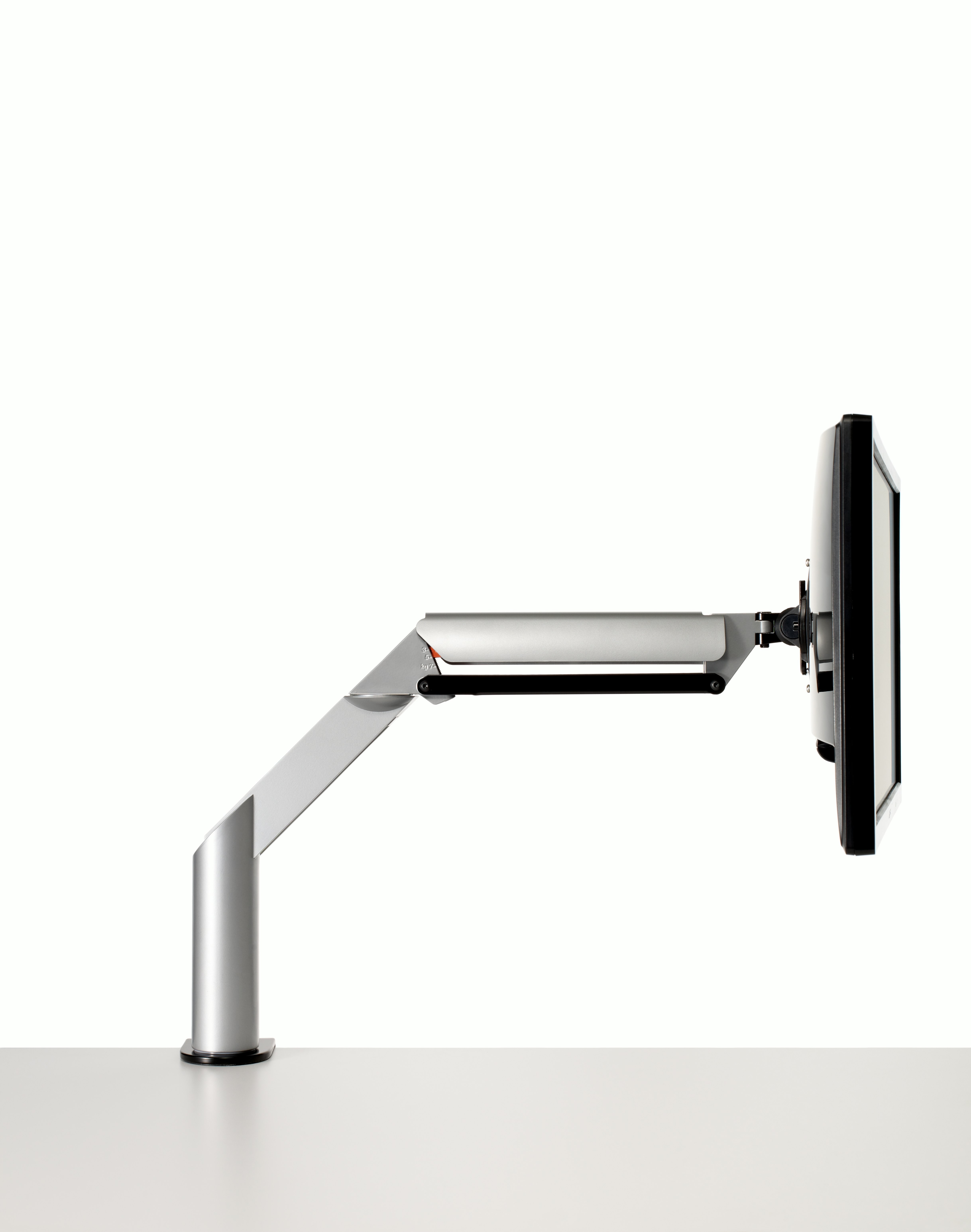 Knoll Silver Sapper XYZ Monitor Arm