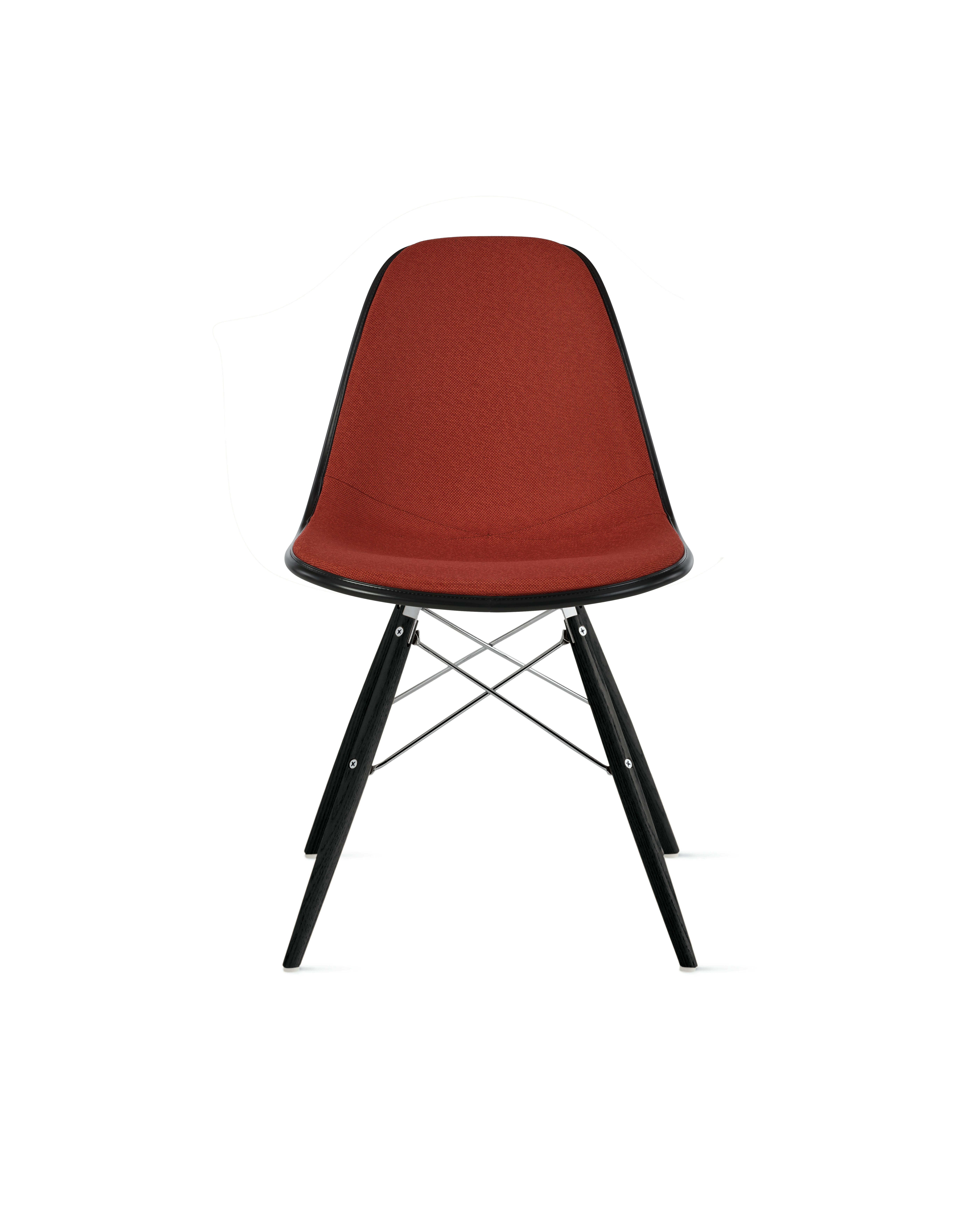 Eames Upholstered Molded Plastic Side Chair