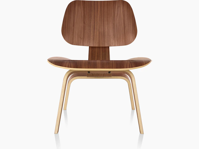 Eames Molded Plywood Lounge Chair, Wood Base