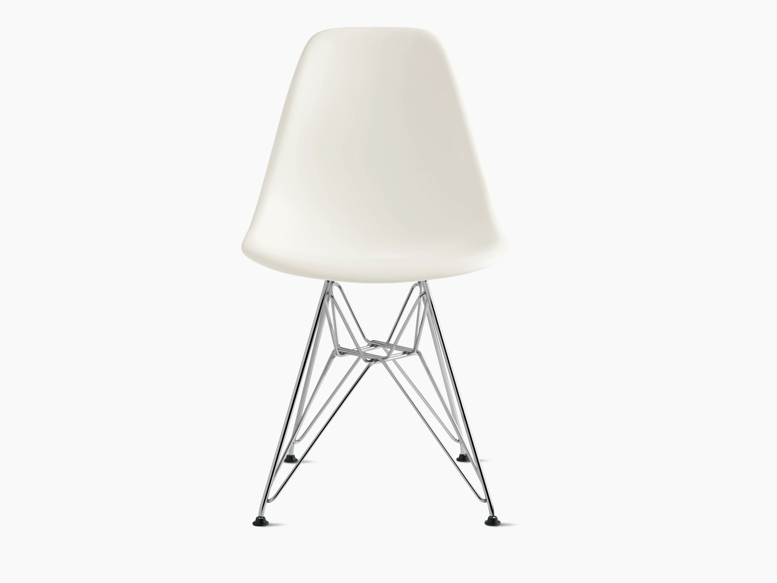 Eames Molded Plastic Wire-Base Side Chair (DSR)