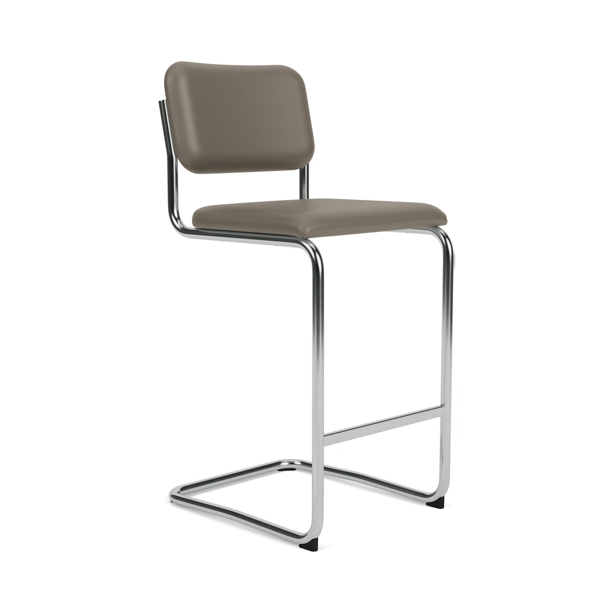 Cesca Fully Upholstered Stool  Cesca Upholstered Bar Height Stool