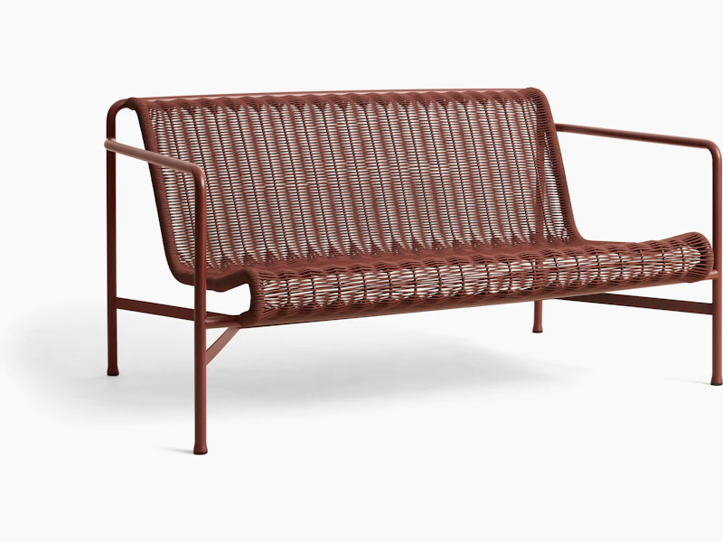 Palissade Cord Lounge Sofa - Iron Red