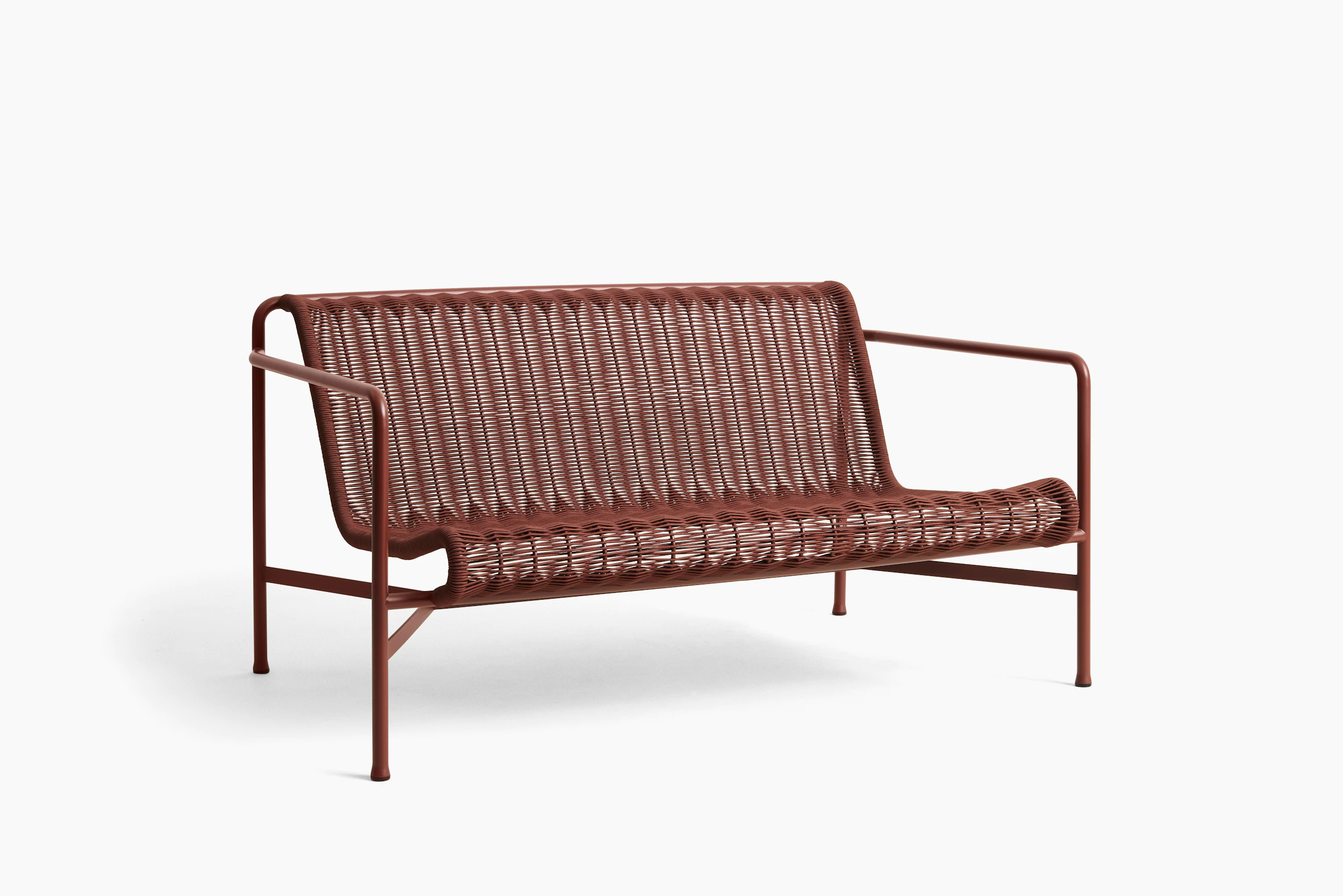 Palissade Cord Lounge Sofa - Iron Red