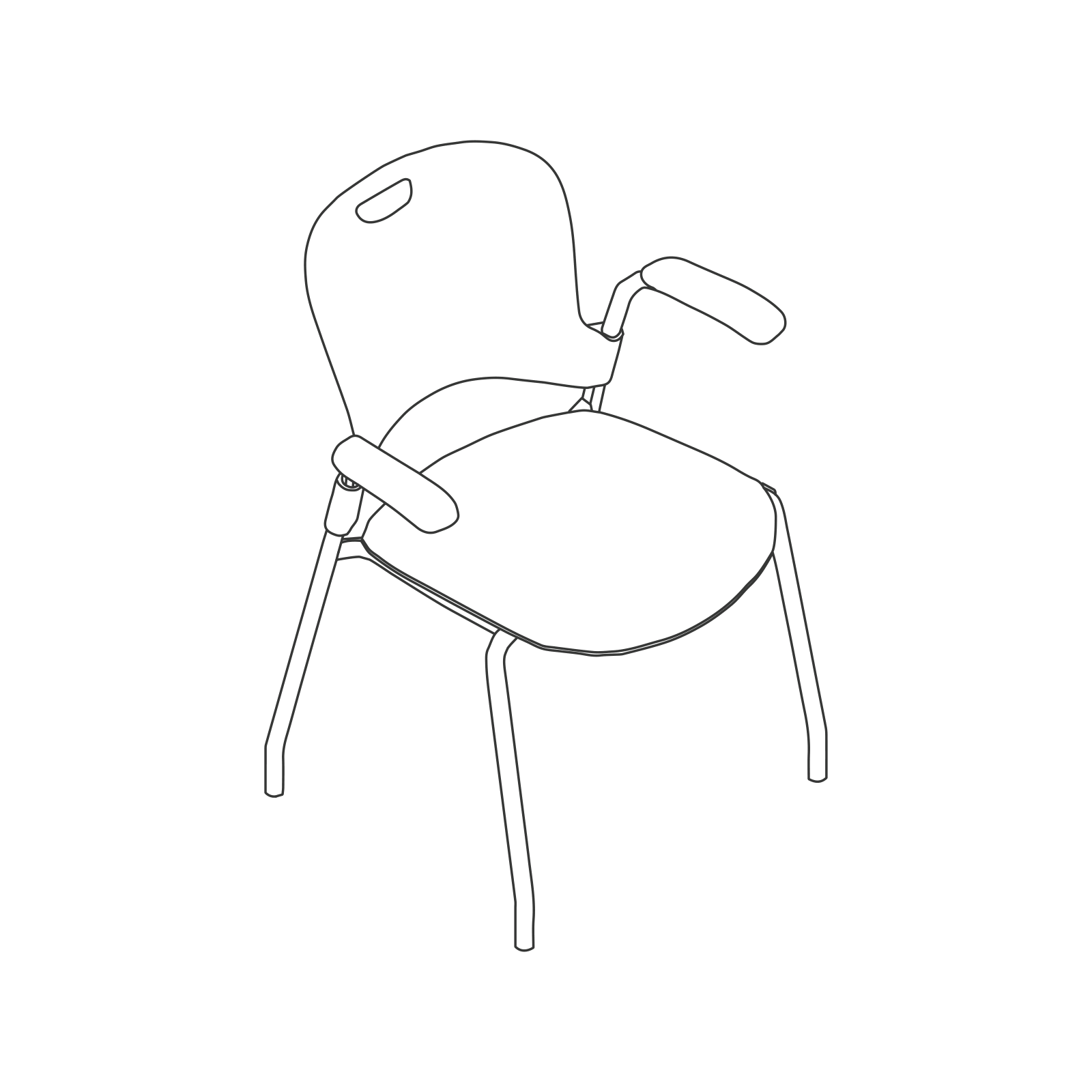 caper chair dimensions