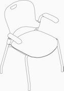 Caper Stacking Chair