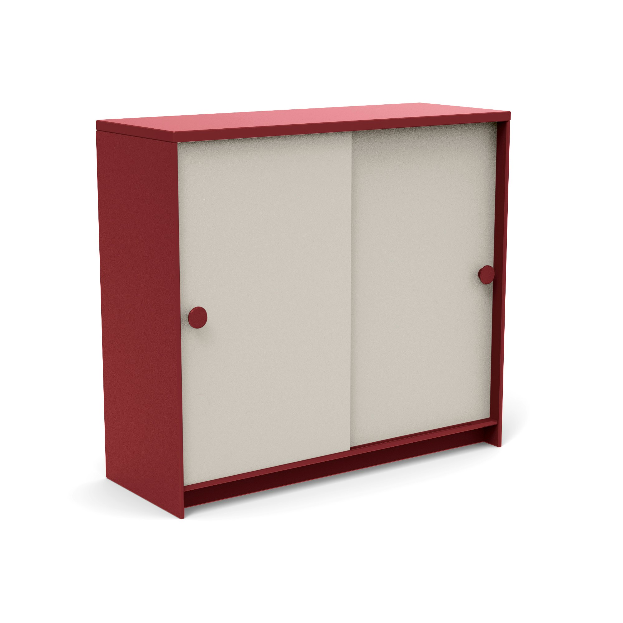 Slider Storage Cabinet - Chili Frame,  Fog Doors