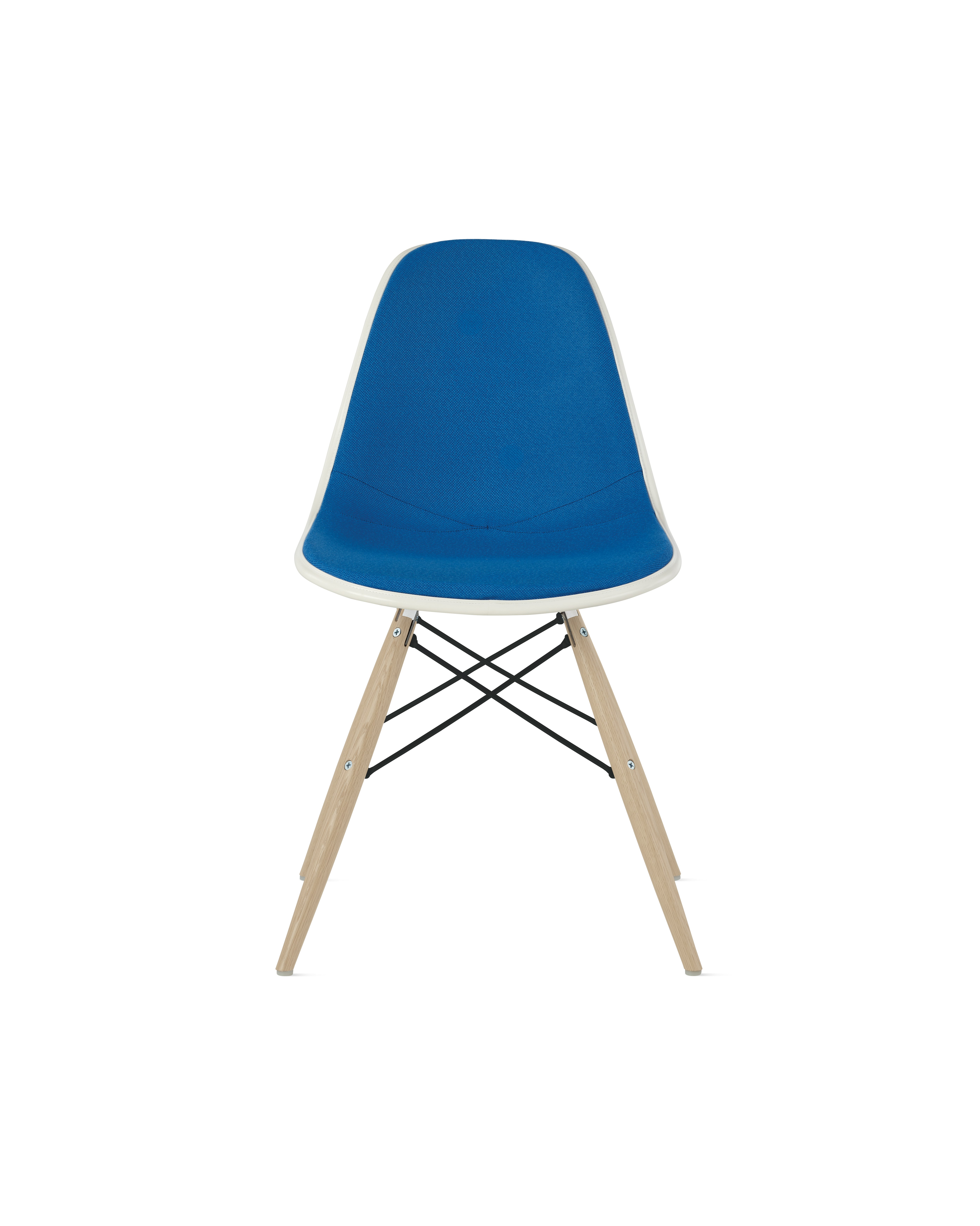 Eames Upholstered Molded Plastic Side Chair