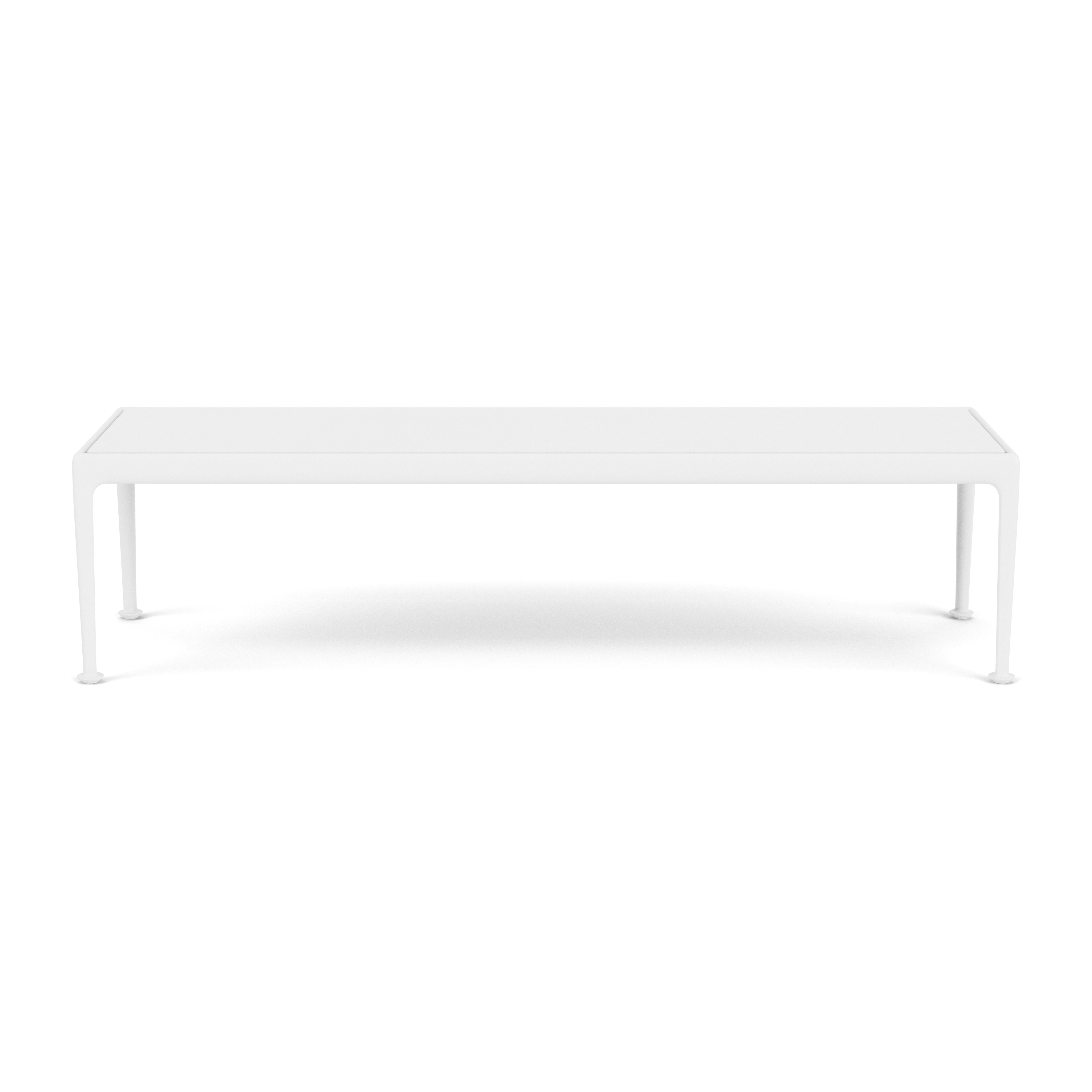 1966 Collection Porcelain Coffee Table, 60*18, white porcelain