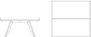 Nakashima Splay-Leg Coffee Table