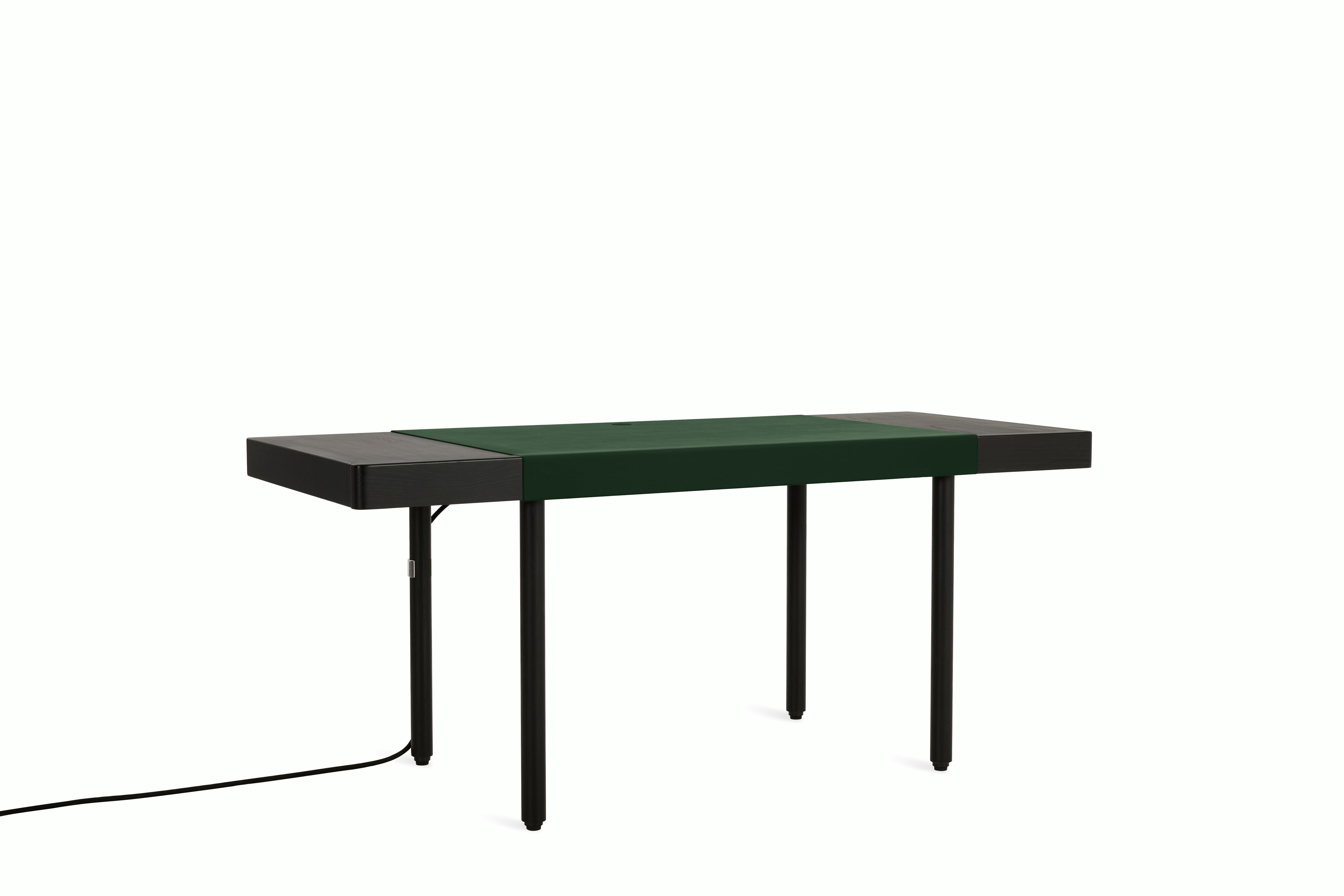 Leatherwrap Sit-to-Stand Desk