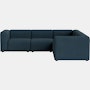 Mags Corner Sectional - Right, Pecora, Blue