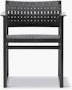 BM62 Dining Chair, Black/Black Webbing